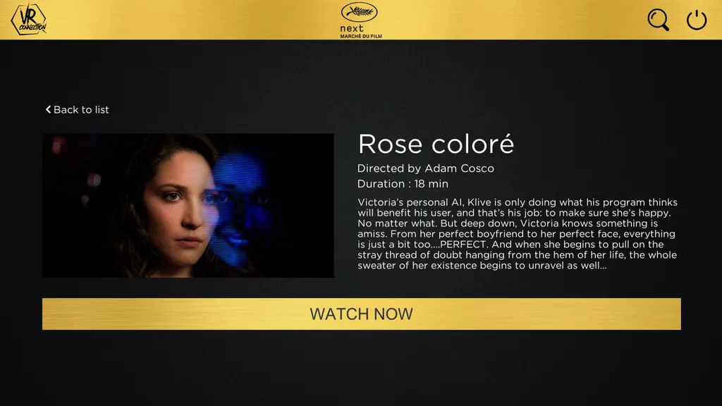 Cannes VR Movie Catalog, image 1